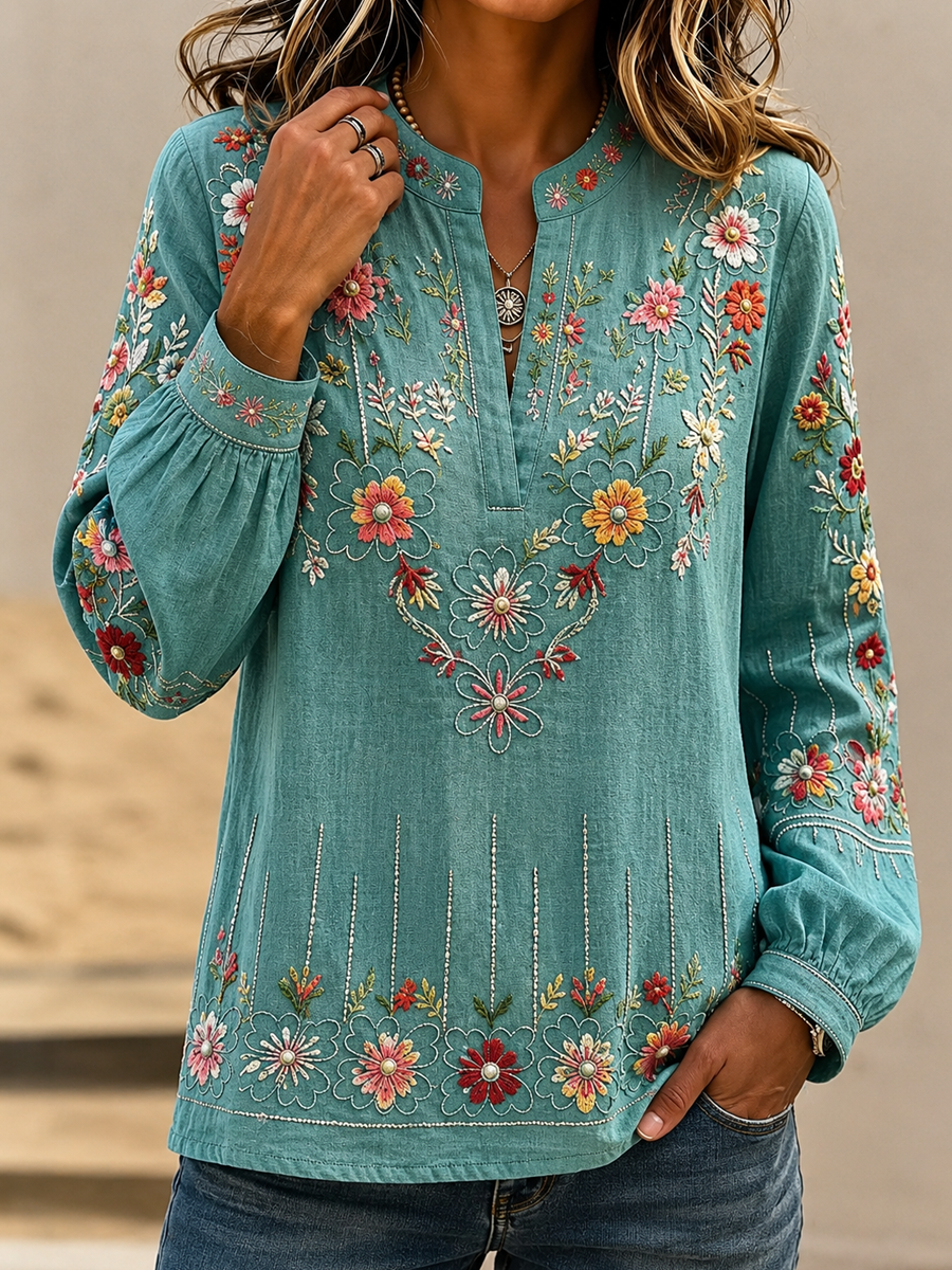 Top casual estampado para mujer