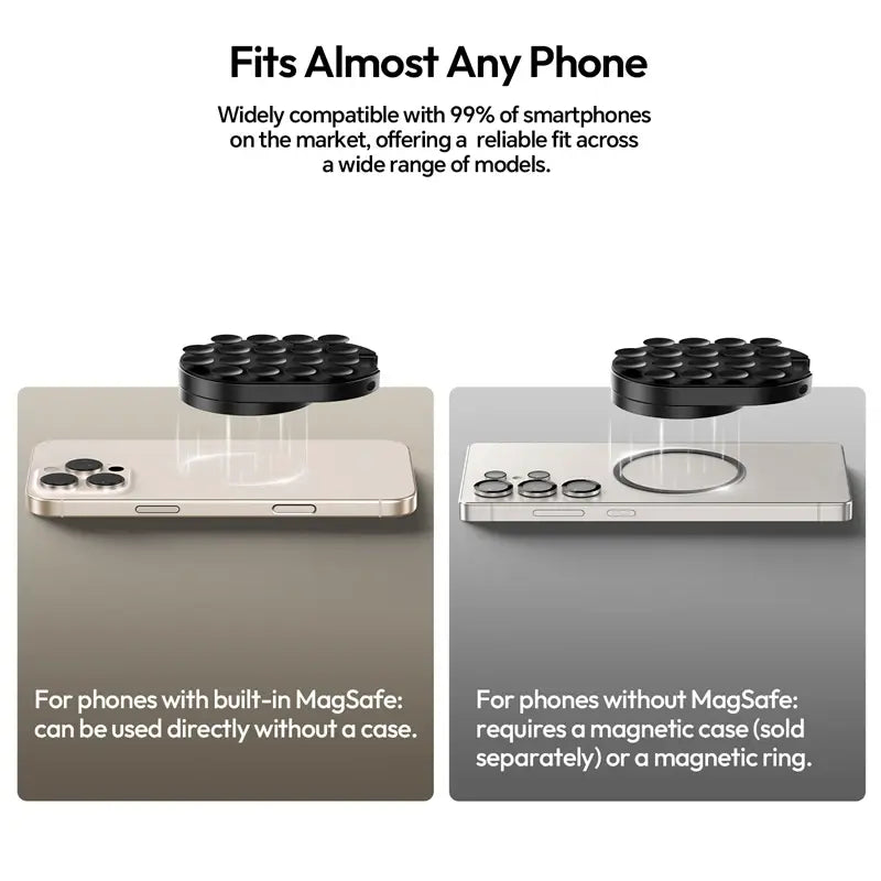 MA39 MagLock Suction Phone Mount for iPhone & More