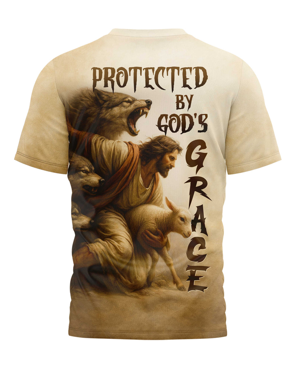 T-Shirt „Von Gnade beschützt“