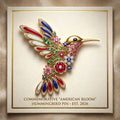 American Bloom Hummingbird Commemorative Pin