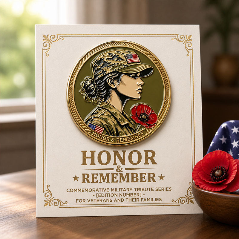 Honor & Remember Military Tribute Brooch