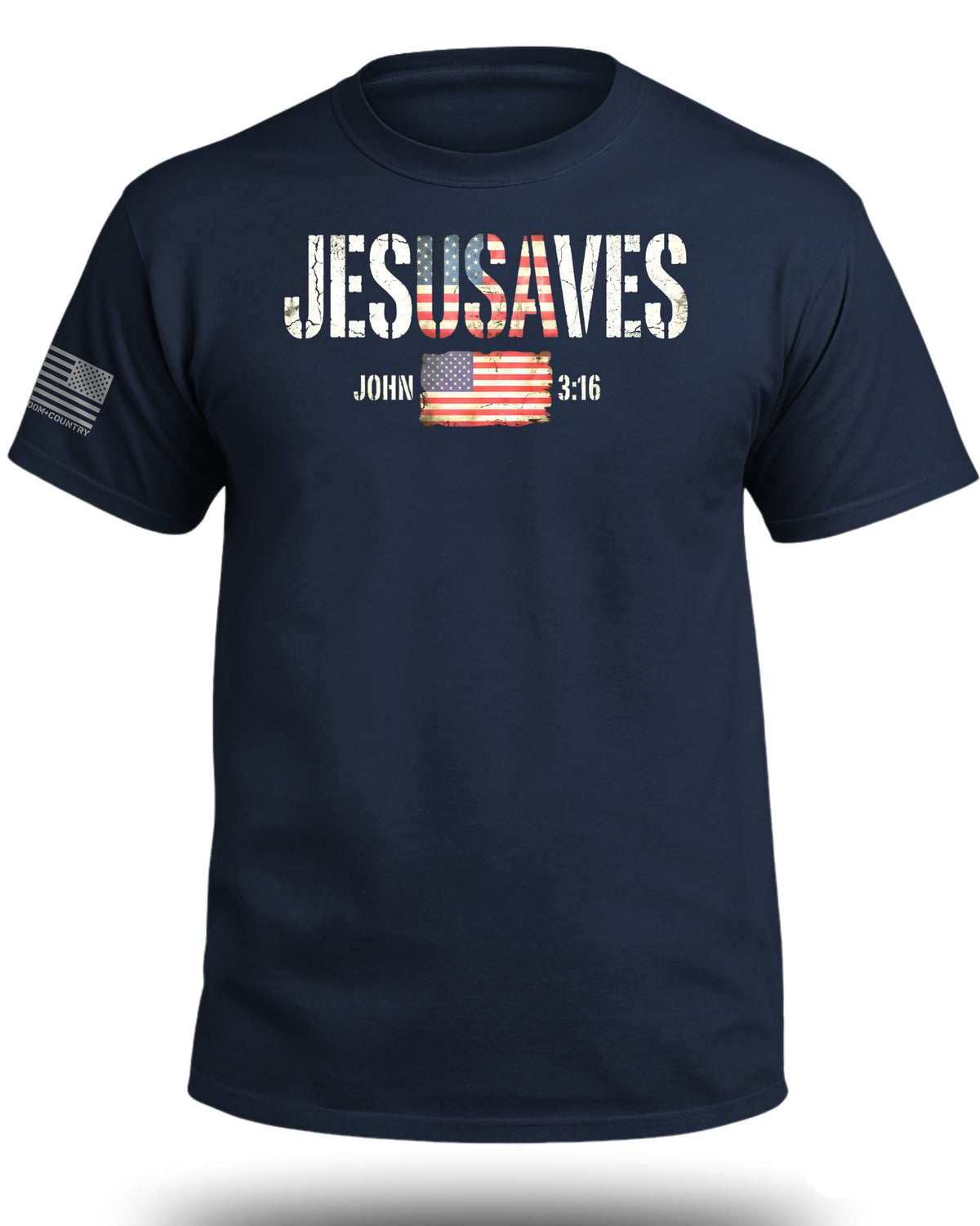 Jesus Saves Patriotic T-Shirt