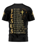Jesus Allover-Print T-Shirt