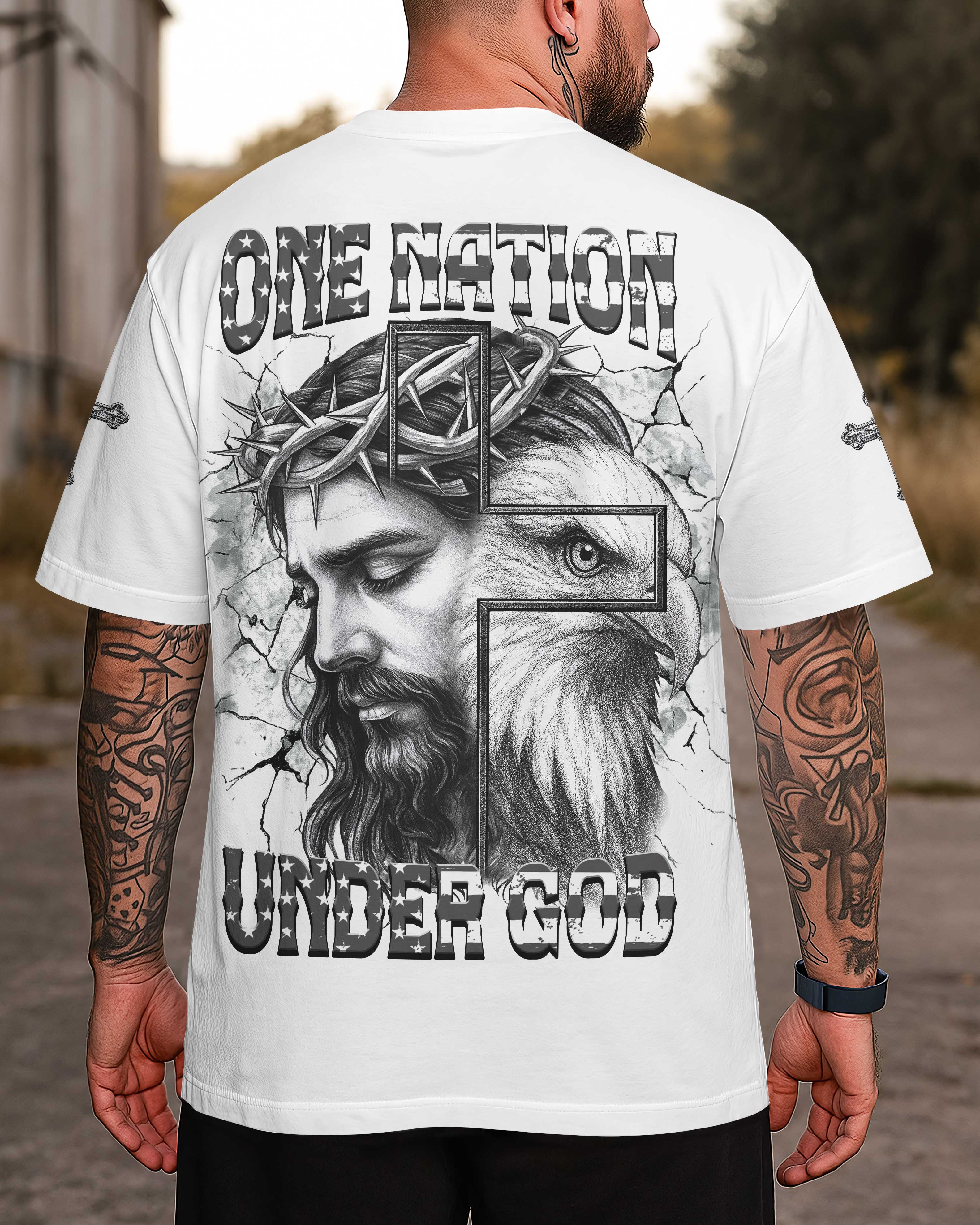 T-shirt Une Nation sous Dieu
