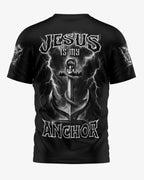 Jesus Ist Mein Anker Allover-Print T-Shirt