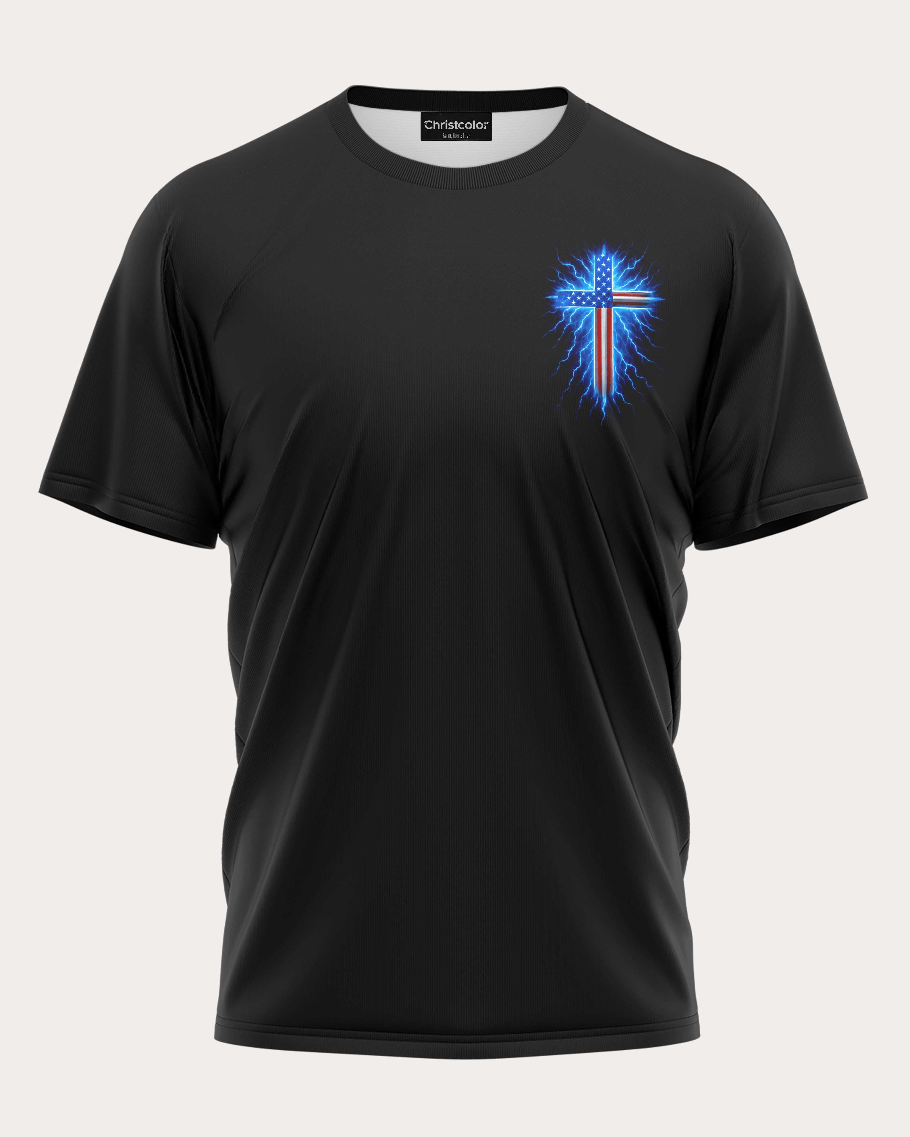 I Will Serve The Lord Allover Print T-Shirt