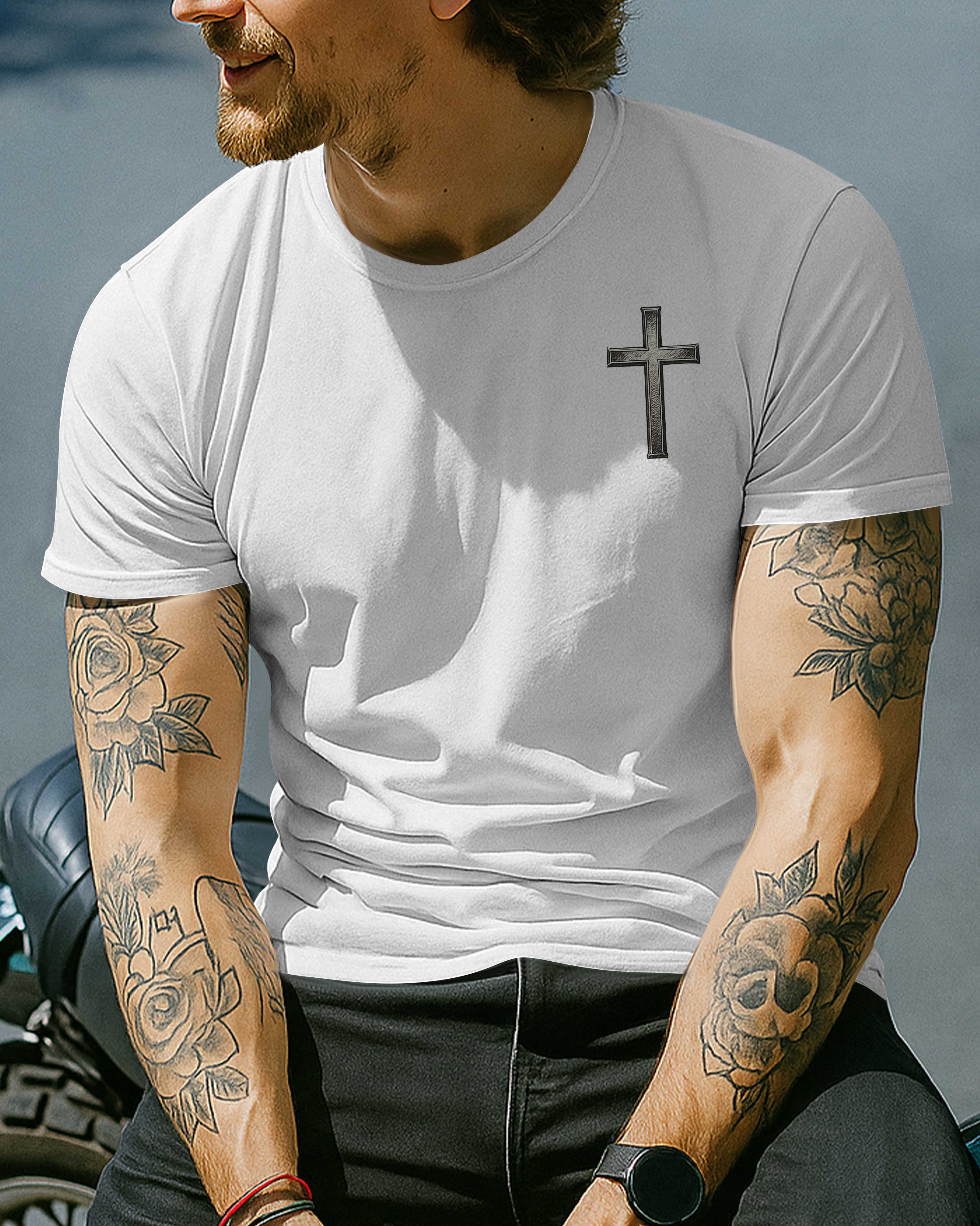 T-shirt Cuir Sur Mes Épaules