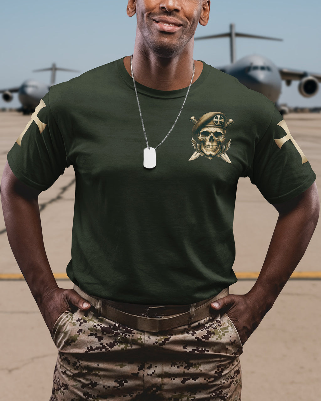 Gesegnet sei der Herr, mein Fels, der meine Hände für den Kampf trainiert T-Shirt
