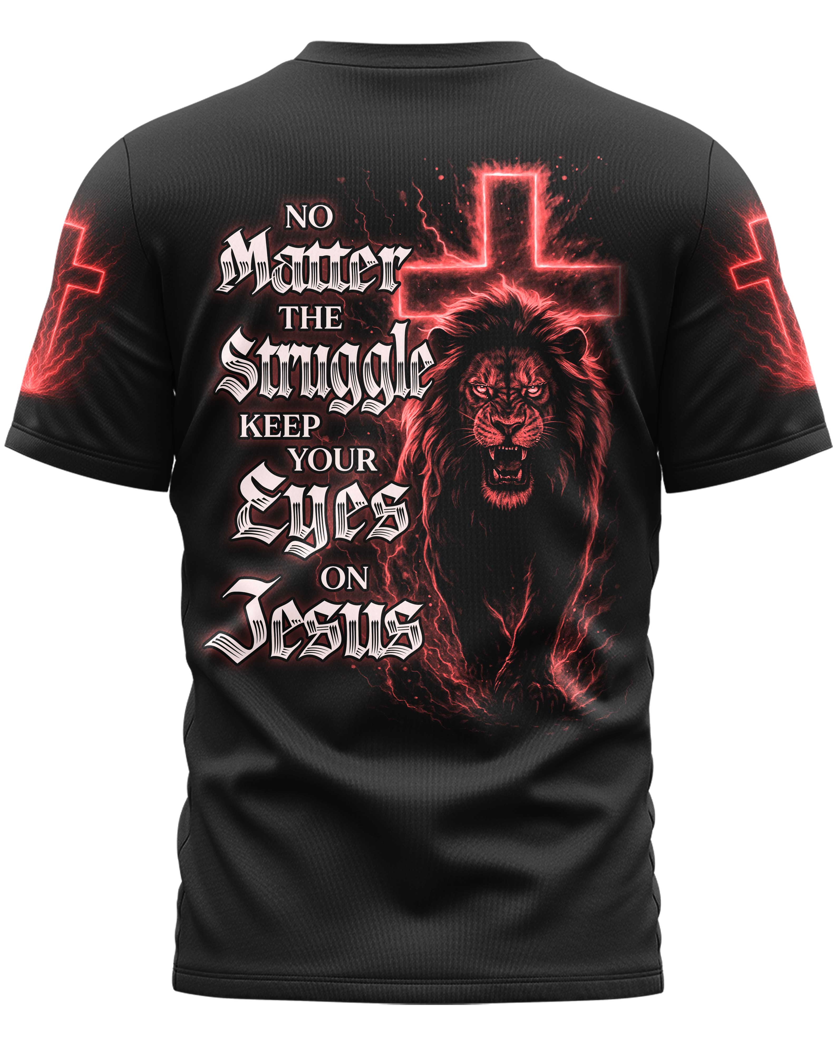 T-shirt imprimé « No Matter The Struggle »
