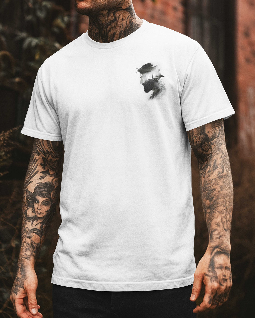 Manche Männer tragen Rüstungen, ich trage das Blut Christi T-Shirt