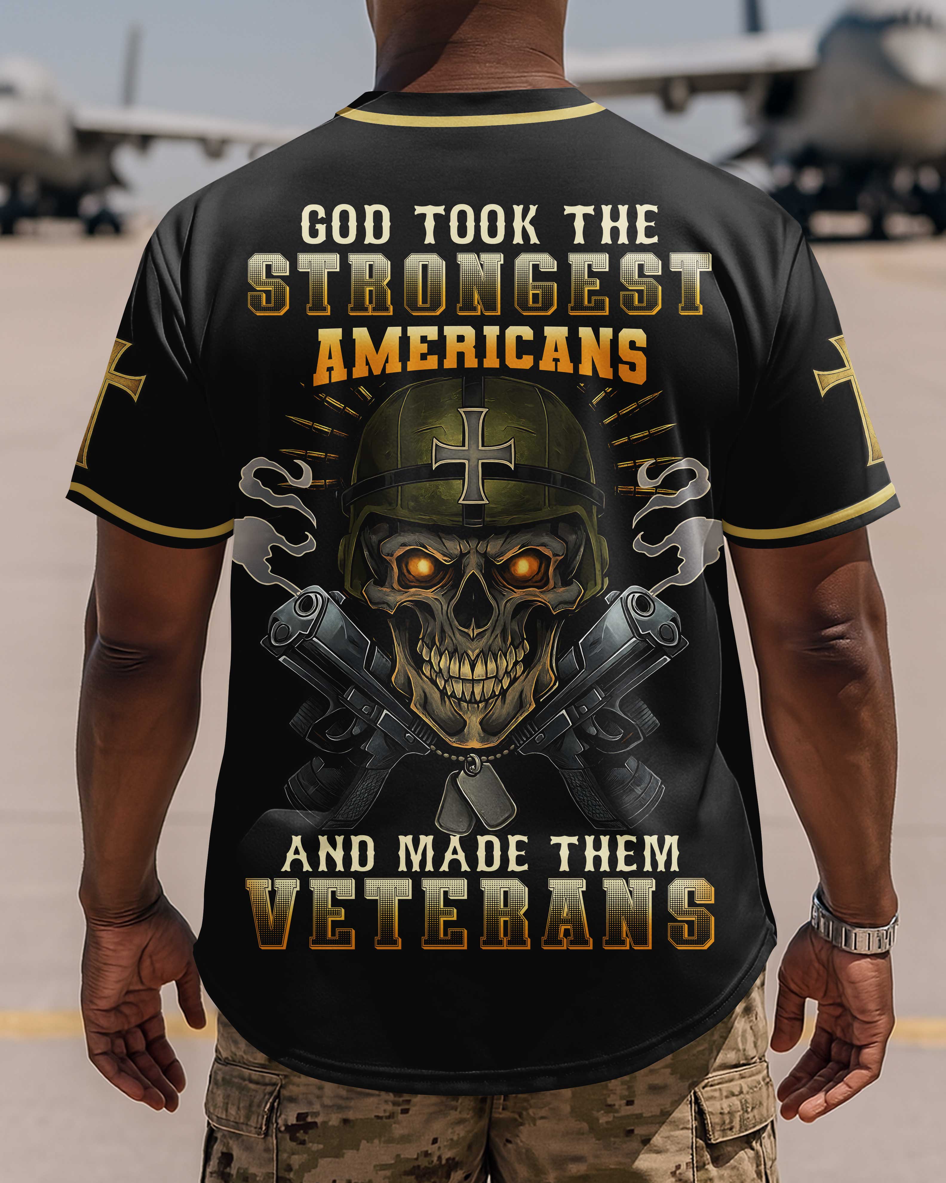 T-Shirt Dieu a pris les Américains les plus forts et en a fait des vétérans