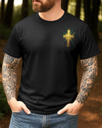 Jesus führt, ich folge überall bedrucktes T-Shirt