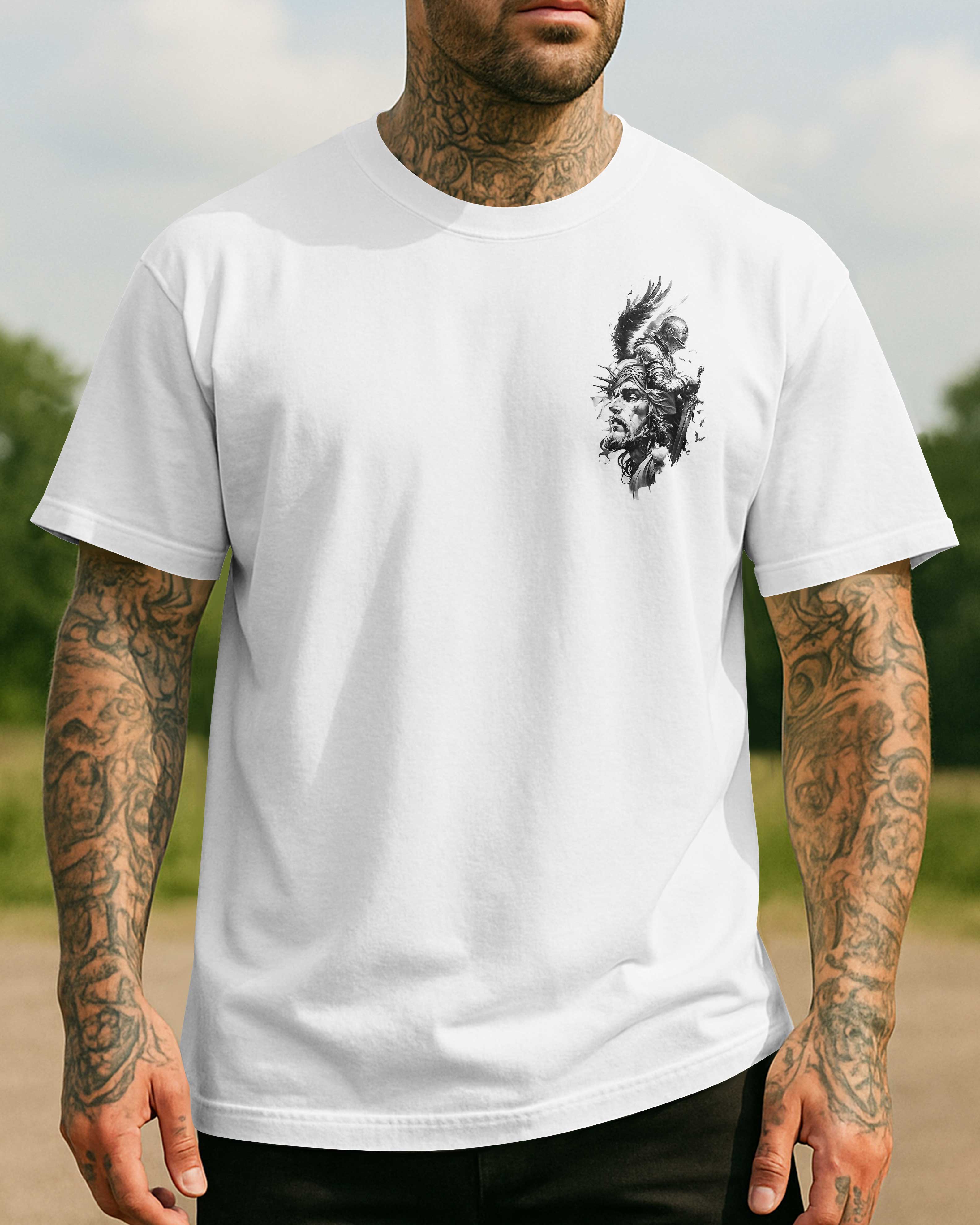 T-shirt « Quand Dieu lève la main »