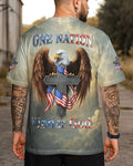 "One Nation Under God" Allover-Print T-Shirt