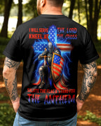 I Will Serve The Lord Allover Print T-Shirt