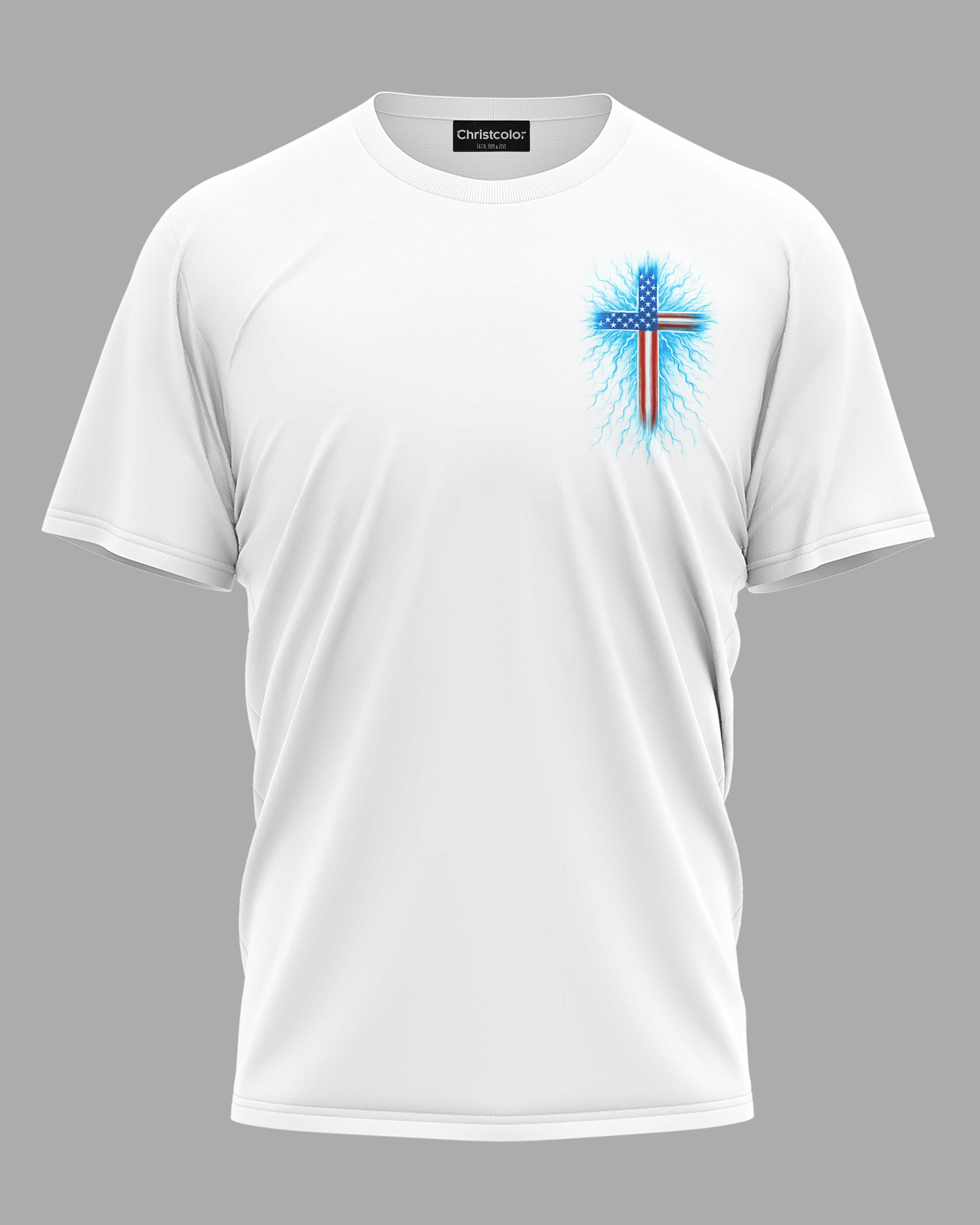 I Will Serve The Lord Allover Print T-Shirt