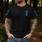 Egal wie schwer der Kampf ist – Allover-Print T-Shirt