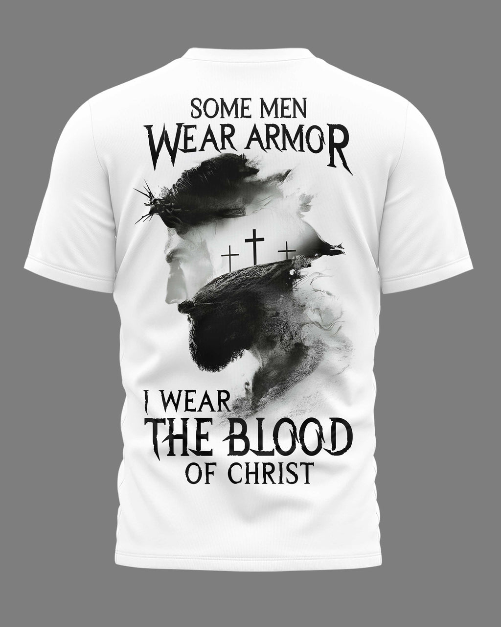 Manche Männer tragen Rüstungen, ich trage das Blut Christi T-Shirt