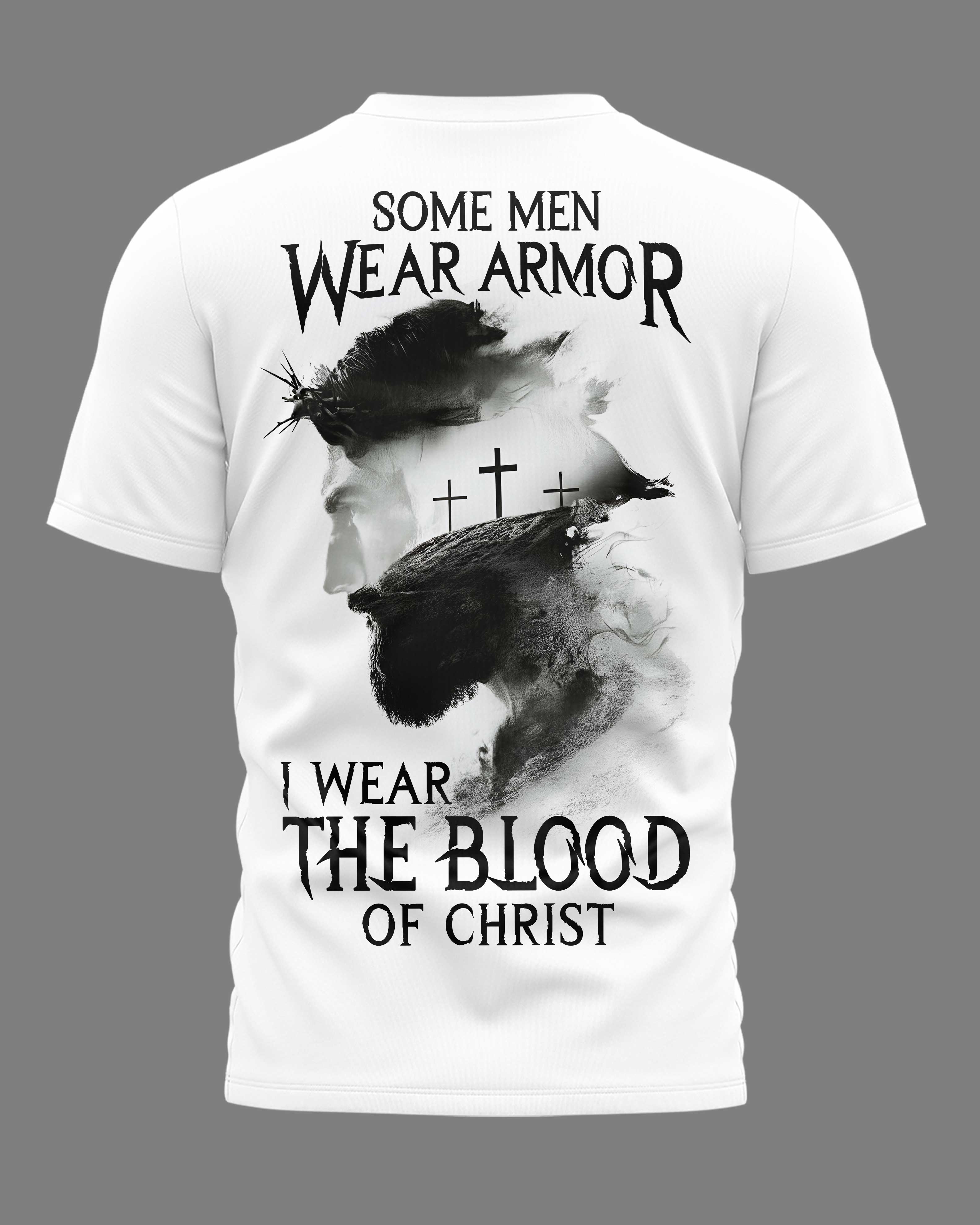 Manche Männer tragen Rüstungen, ich trage das Blut Christi T-Shirt