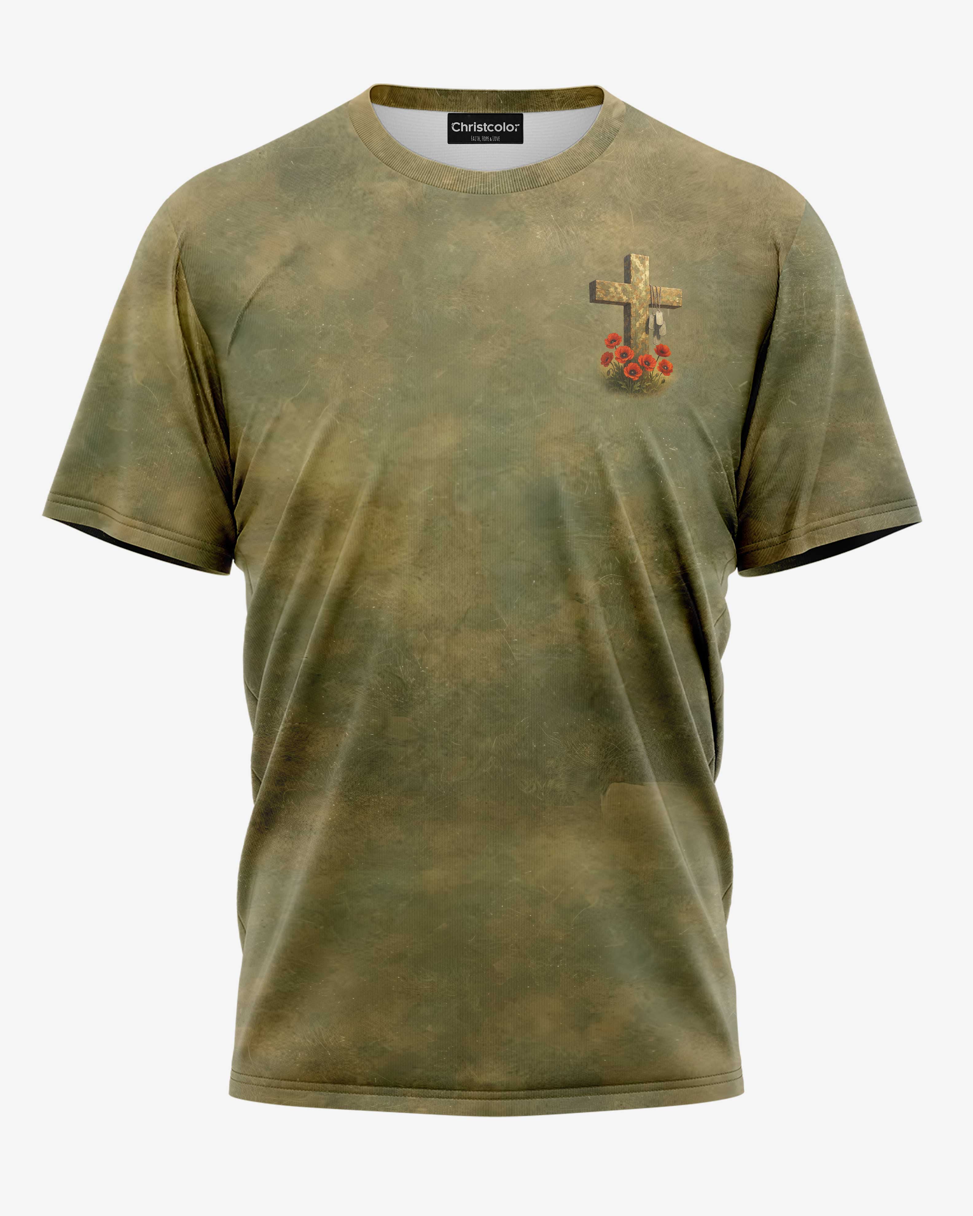 In God I Trust Allover Print T-Shirt
