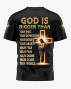 Gott ist größer als alles All-Over-Print T-Shirt