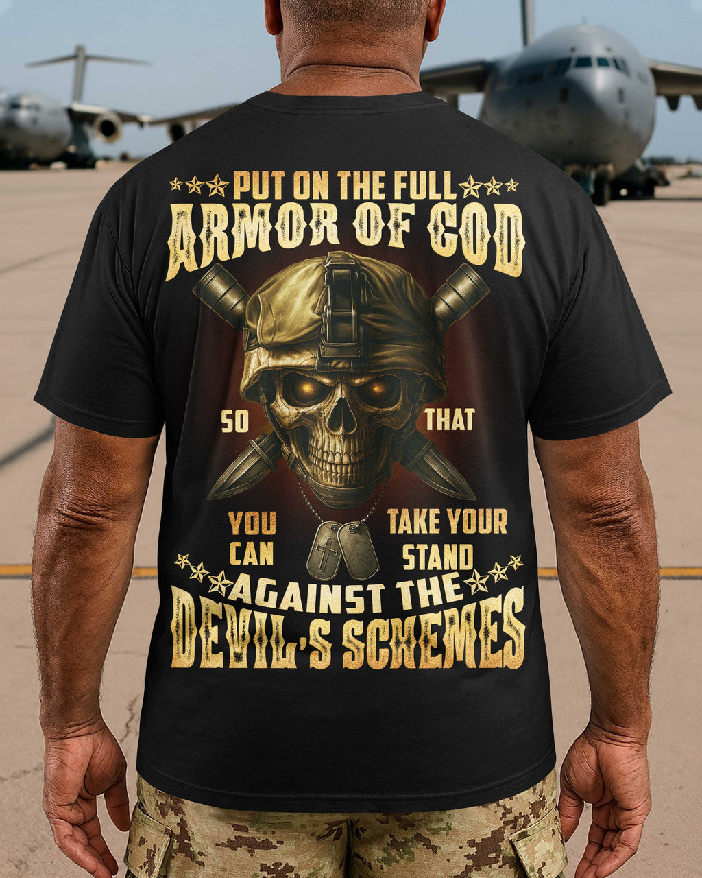 Zieh die vollständige Rüstung Gottes an T-Shirt