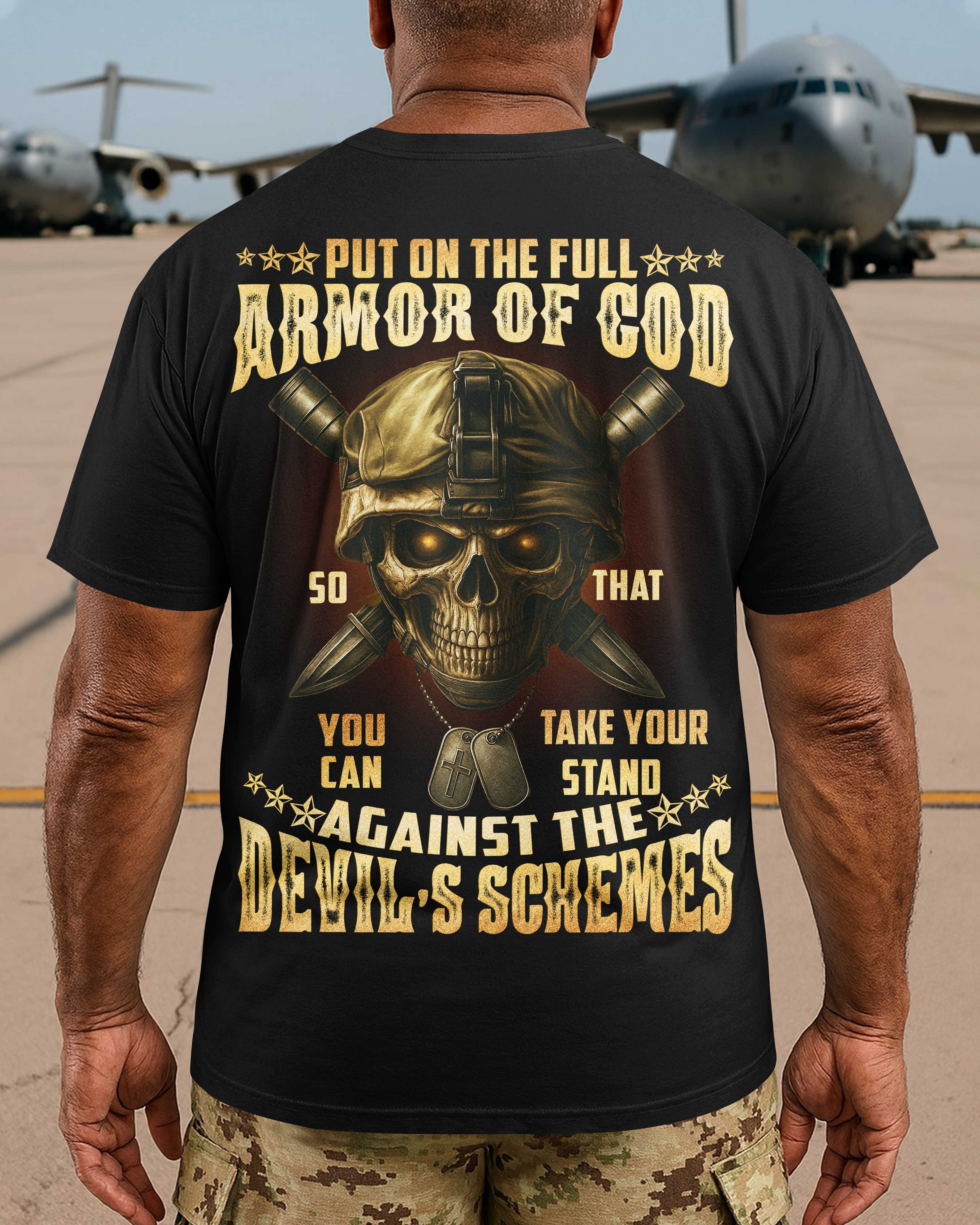 Zieh die vollständige Rüstung Gottes an T-Shirt