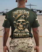 Gesegnet sei der Herr, mein Fels, der meine Hände für den Kampf trainiert T-Shirt