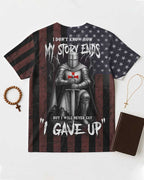 I Don't Know How My Story Ends All Over Print T-Shirt