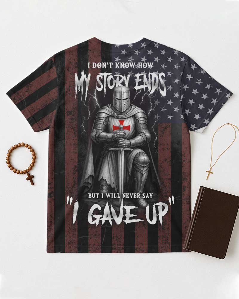 T-shirt imprimé « I Don't Know How My Story Ends »