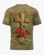 In God I Trust Allover Print T-Shirt