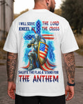I Will Serve The Lord Allover Print T-Shirt