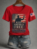 Women's Freedom Print T-Shirt