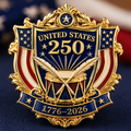 U.S. Independence Day Commemorative Badge (Unisex)