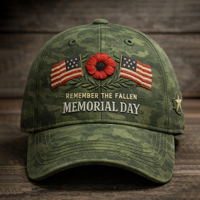 Memorial Day Print Casual Hat