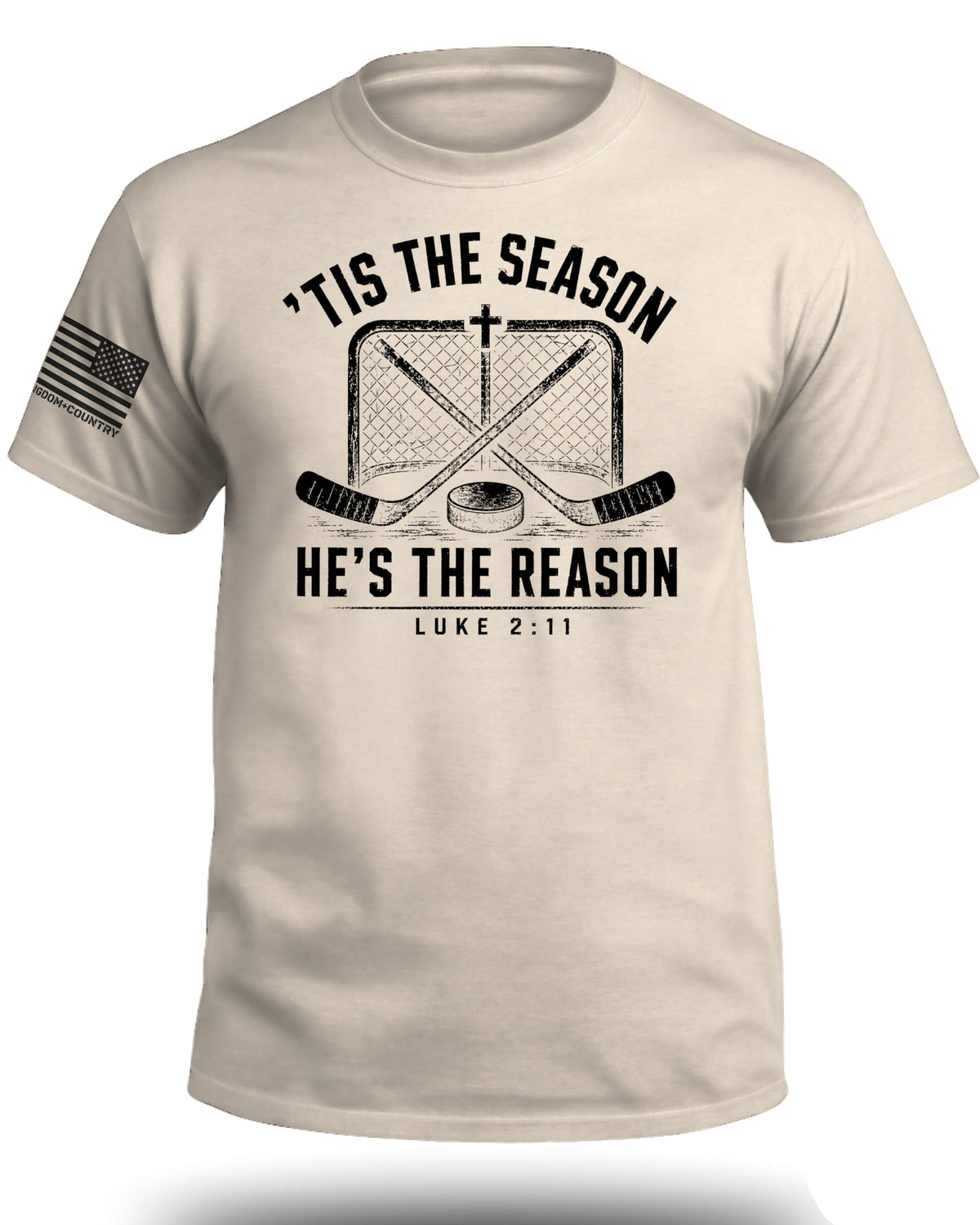 'Tis The Season He's The Reason - Hockey T-Shirt