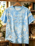 Damen Retro Der Herr ist mein Hirte T-Shirt mit Glaubens-Print