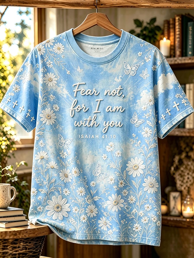 Damen Retro Der Herr ist mein Hirte T-Shirt mit Glaubens-Print