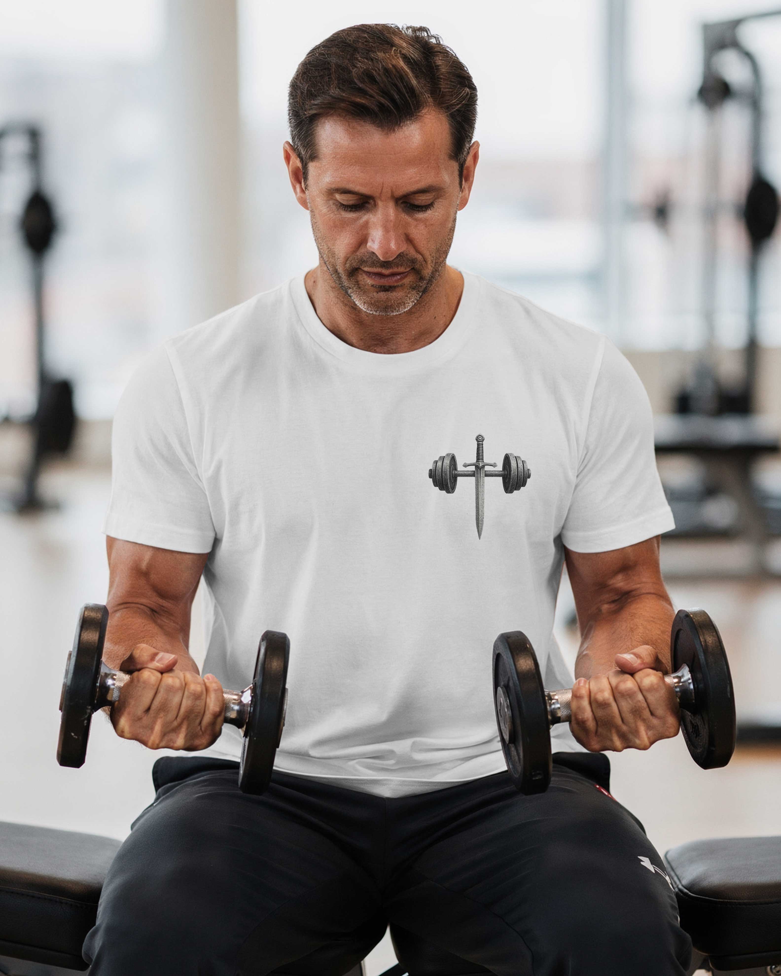T-shirt design « barre croisée »