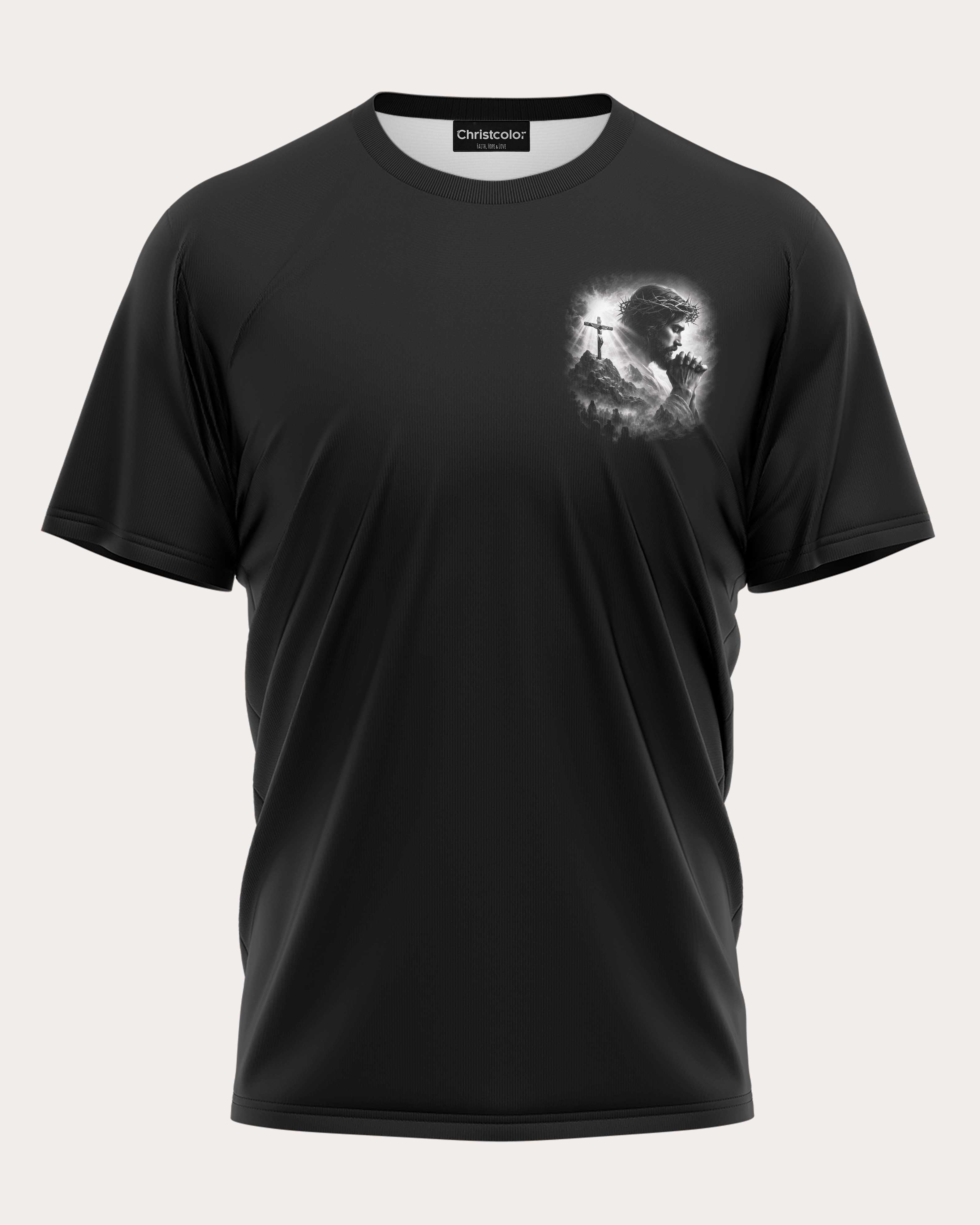 Ich knie nur vor einem Mann, und der starb am Kreuz – T-Shirt