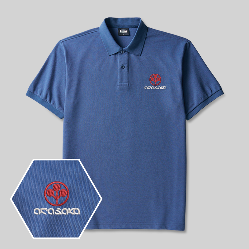 Arasaka Elite Geek Besticktes Polohemd