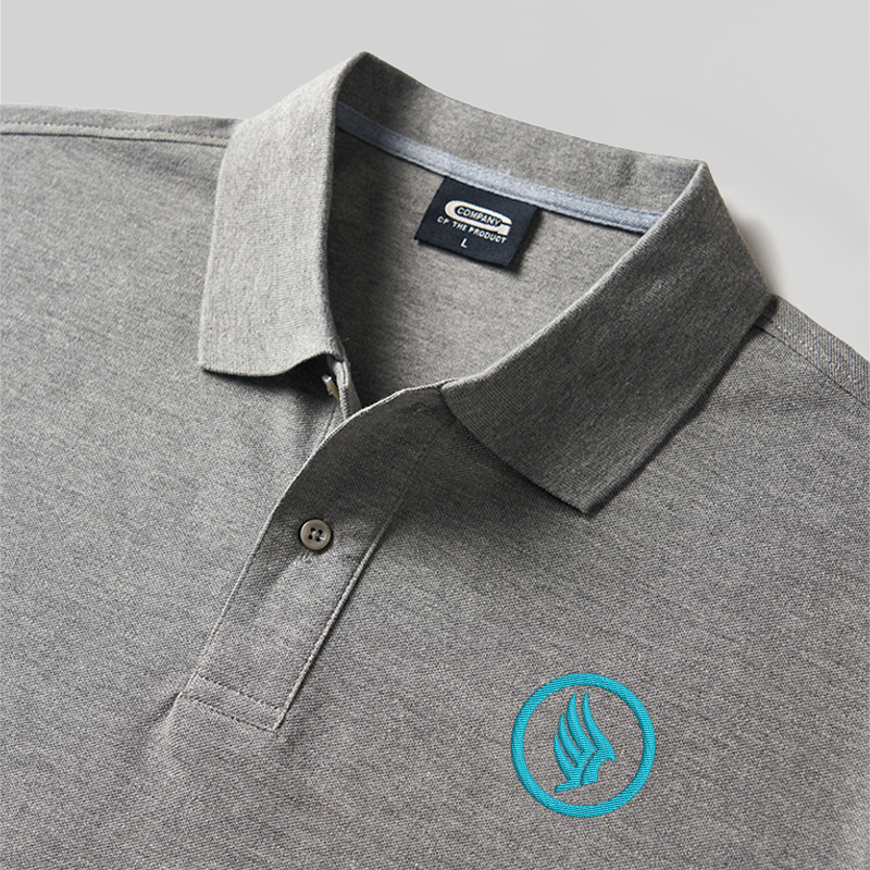 Wings of Freedom Geek Embroidered Polo Shirt