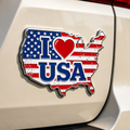 Celebrating the 250th anniversary of the United States, Patriot car badge stickers