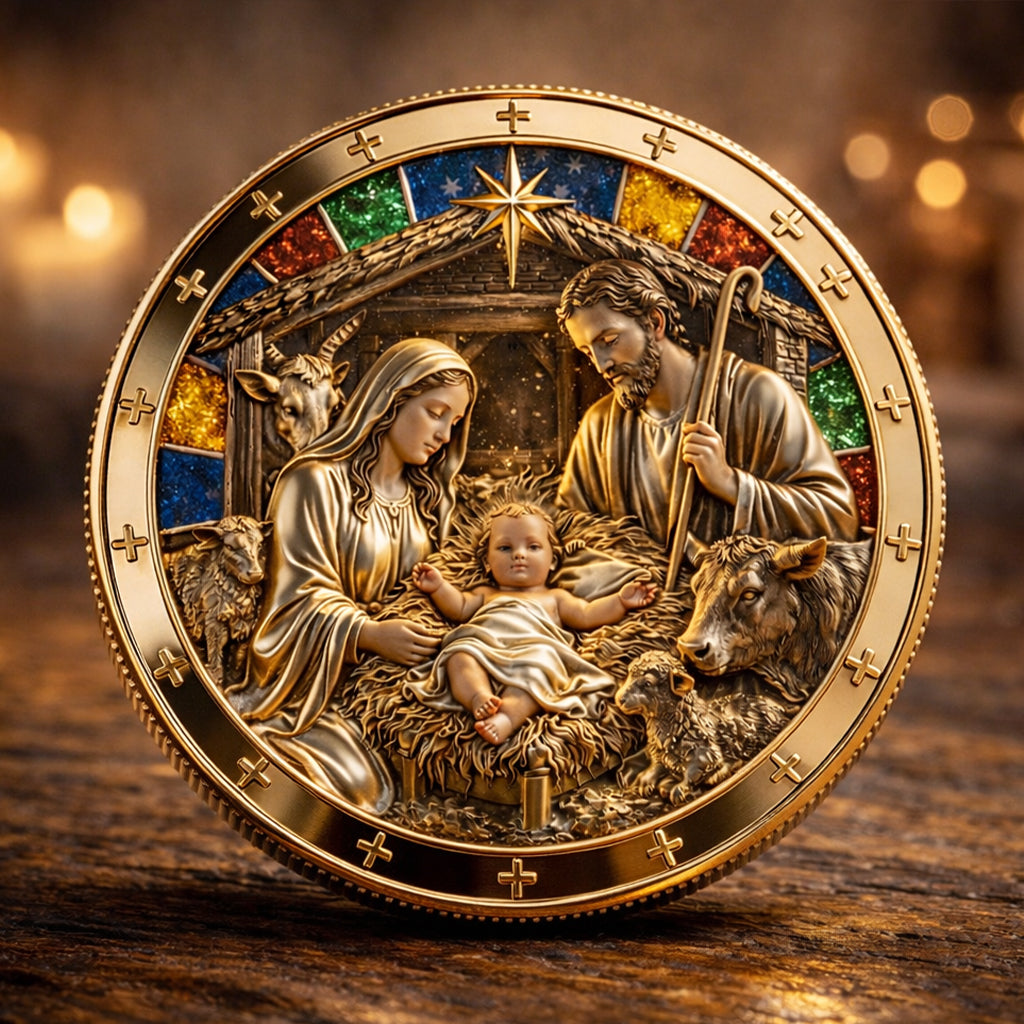 ⚡️Last Day 60% OFF - Glory to God Nativity Coin