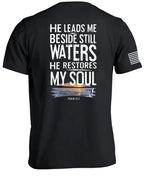 He Leads Me Beside Still Waters T-Shirt