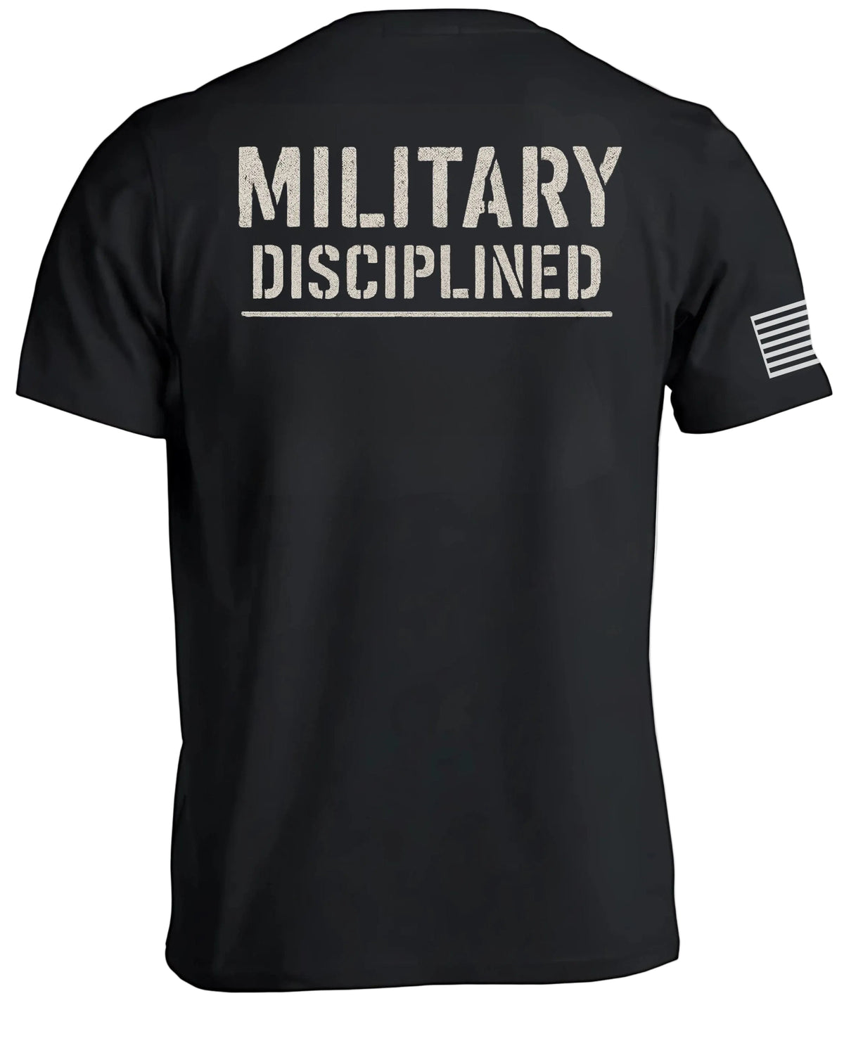 Military Disciplined Graphic T-Shirt