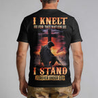 I Kneelt For This Nation I Stand Forever Under God T-Shirt