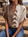 Women's Western-Style Printed Casual Top