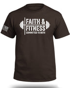 Glaube und Fitness T-Shirt
