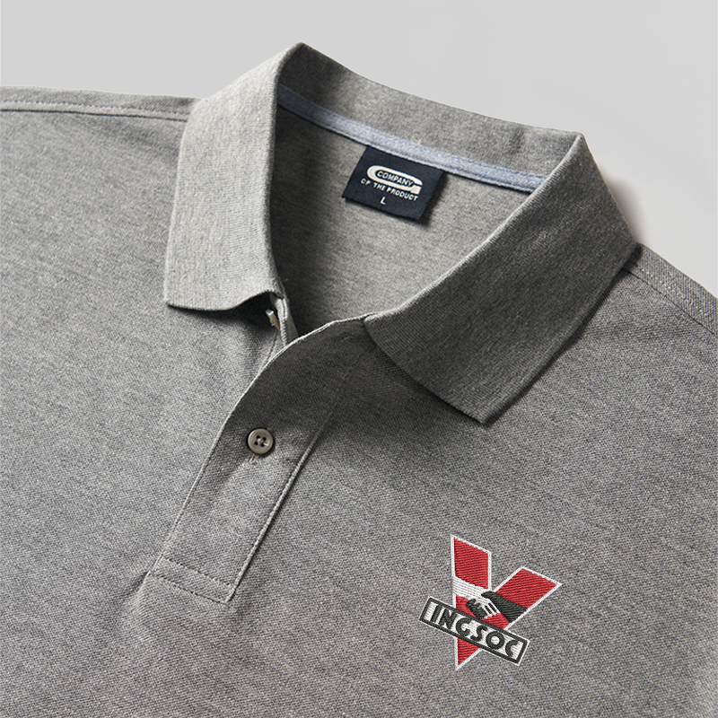 1984 INGSOC Geek Embroidered Polo Shirt